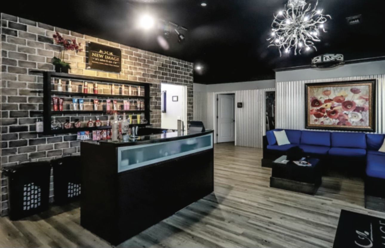 Salon lobby and front counter